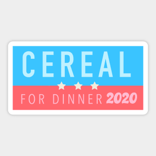 Cereal For Dinner 2020 - The Peach Fuzz Sticker